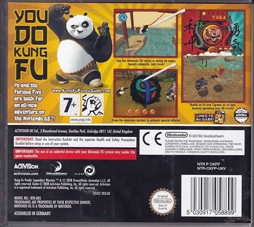 Dreamworks Kung Fu Panda Legendary Warriors - Nintendo DS (A Grade) (Genbrug)